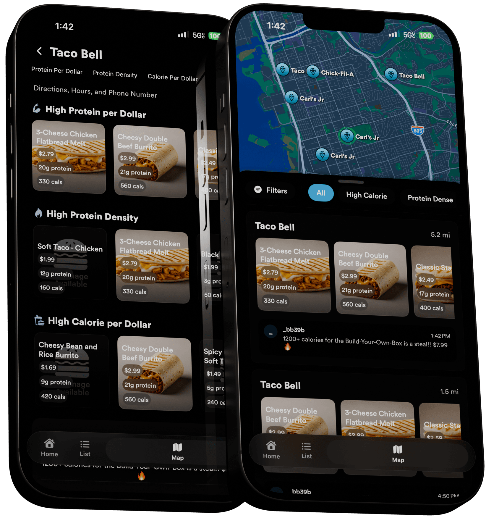 NutraMap Mobile App Preview Image